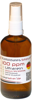 Silizium (Si) 100ppm, 100ml, Pumpsprüher (Ultrarein 99.9999%)