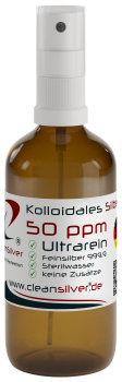 CleanSilver Kollidales Silber 50ppm 100ml Spray