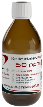 CleanSilver kolloidales Kupfer 50ppm 250ml