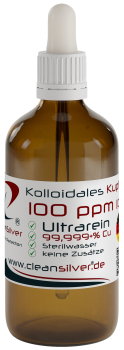 CleanSilver kolloidales Kupfer 100ppm 100ml Pip