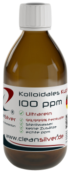 CleanSilver kolloidales Kupfer 100ppm 250ml