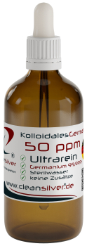 CleanSilver kolloidales Germanium 50ppm 100ml Pip