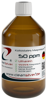 CleanSilver kolloidales Magnesium 50ppm 500ml