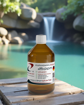 Preview: CleanSilver Kolloidales Silizium 25ppm 500ml bg