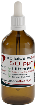 CleanSilver Kolloidales Silizium 50ppm 100ml Pip