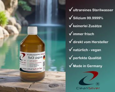 Silizium 50ppm 500ml info