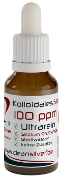 CleanSilver Kolloidales Silizium 100ppm 20ml Pip