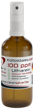 CleanSilver Kolloidales Silizium 100ppm 100ml Spray