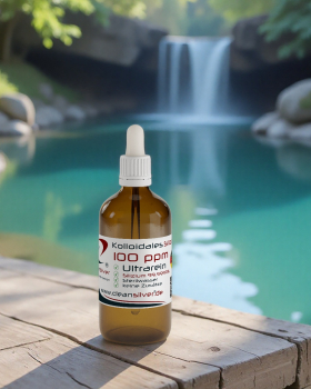 Preview: CleanSilver Kolloidales Silizium 100ppm 100ml Pip bg