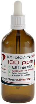 CleanSilver Kolloidales Silizium 100ppm 100ml Pip
