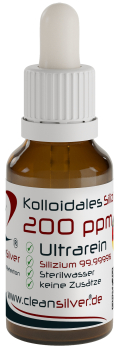 CleanSilver Kolloidales Silizium 200ppm 20ml Pip