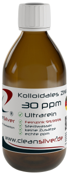 CleanSilver kolloidales Zink 30ppm 250ml