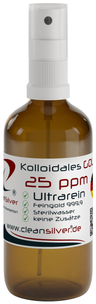 CleanSilver Kolloidales Gold 25ppm 100ml Spray