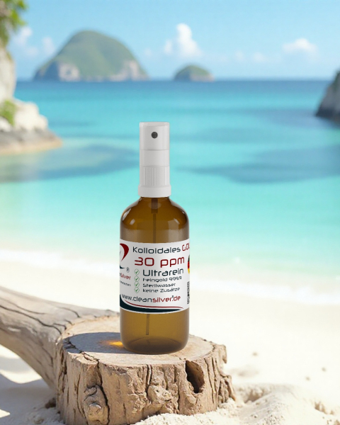 CleanSilver Kolloidales Gold 30ppm 100ml Spray bg