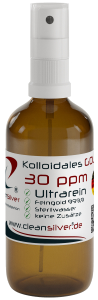 CleanSilver Kolloidales Gold 30ppm 100ml Spray