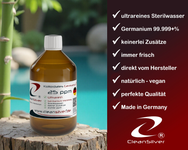 Germanium 25ppm 500ml mit Info