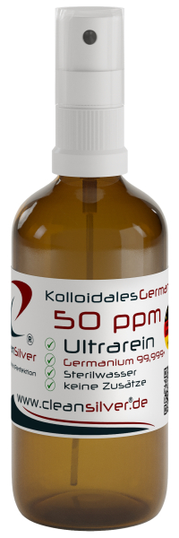 CleanSilver kolloidales Germanium 50ppm 100ml Spray