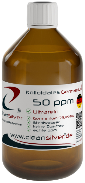 CleanSilver kolloidales Germanium 50ppm 500ml