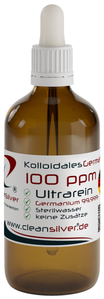 CleanSilver kolloidales Germanium 100ppm 100ml Pip
