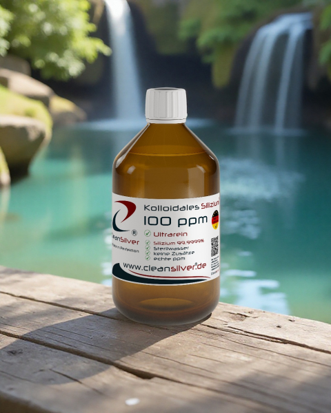 CleanSilver Kolloidales Silizium 100ppm 500ml bg