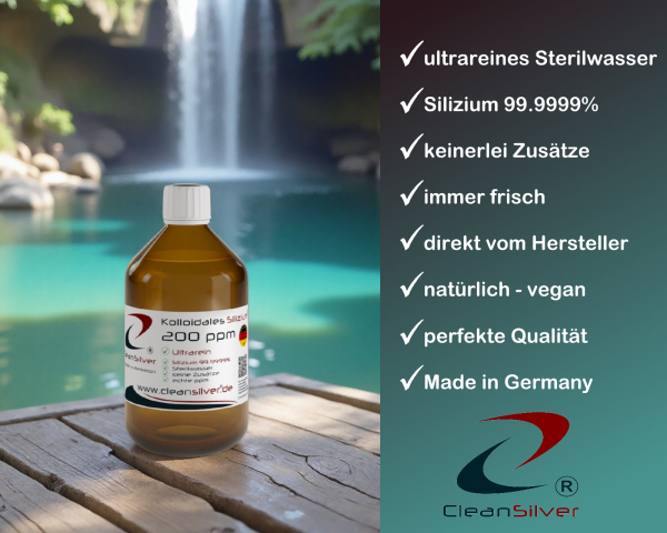 Silizium 200ppm 500ml info