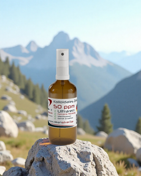 CleanSilver kolloidales Zink 50ppm 100ml Spray bg