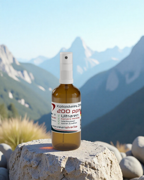 CleanSilver kolloidales Zink 200ppm 100ml Spray bg